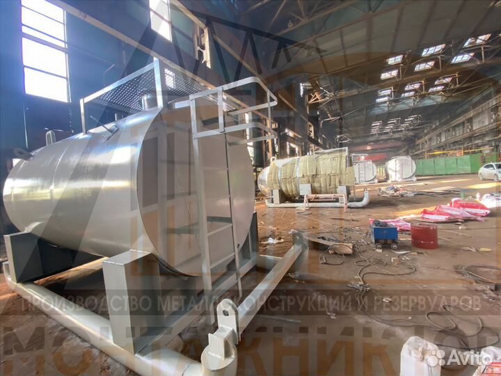 Резервуар Горизонтальный Стальной на заказ 100/40