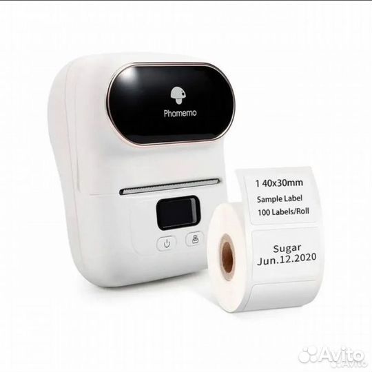 Принтер блютуз. Печать ценников. Phomemo m110