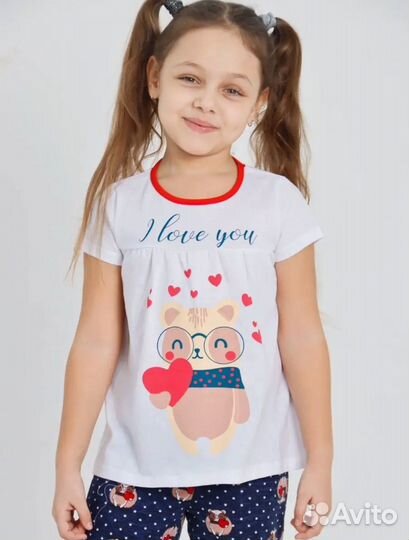 Пижама для девочки новая 116