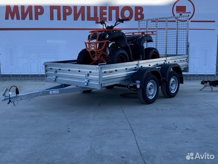 Прицеп мзса 817731.012 с борт аппарелью