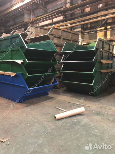 Мусорный бункер из металла 8м3 Арт 5302