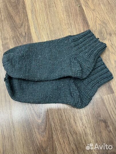 Носки шерстяные вязаные