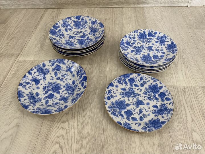 Набор тарелок фарфор porcelain