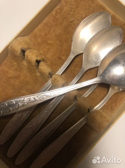 Набор мельхиоровых ложек СССР