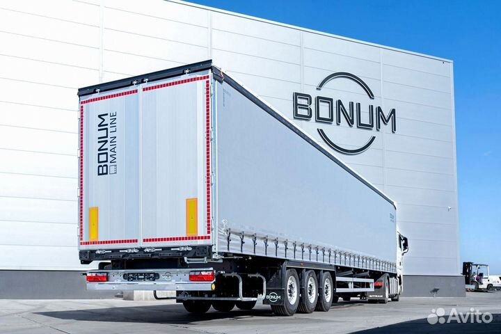 Полуприцеп шторный Bonum 914296-04, 2024