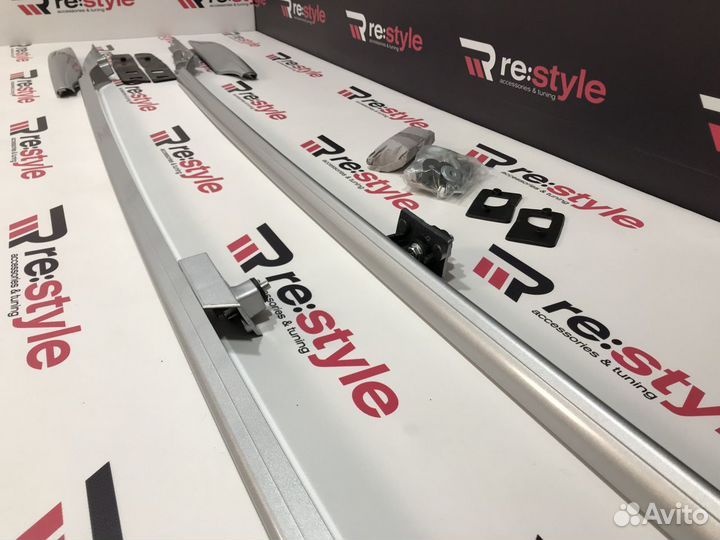 Рейлинги Nissan Patrol 62 Серебро