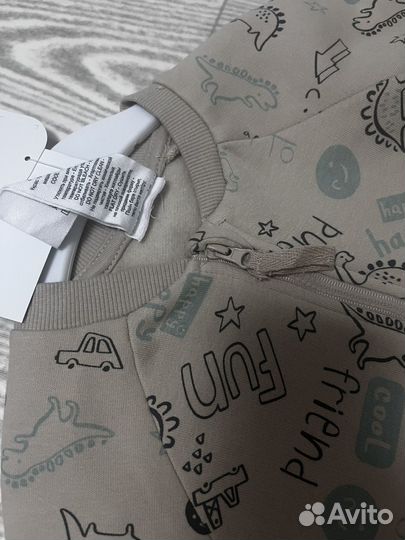 Комбинезон теплый флисовый 86-92