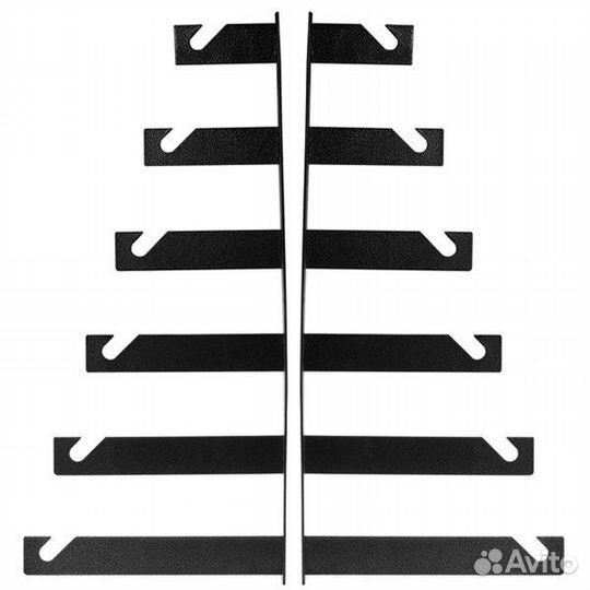 Кронштейн держатель настенный для 6 фонов, 2 шт