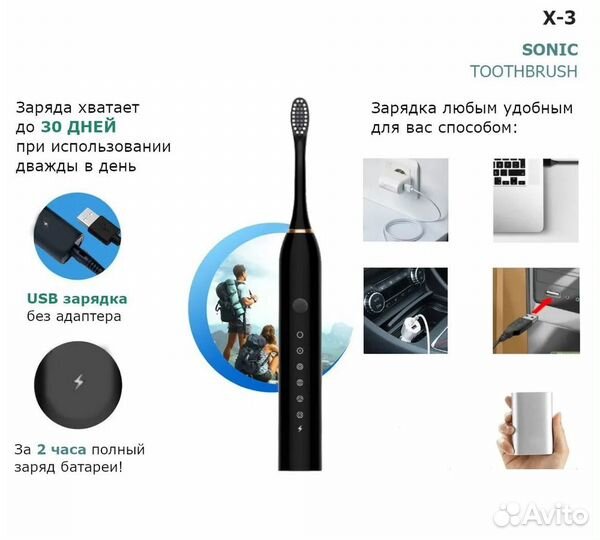 Электрическая зубная щётка