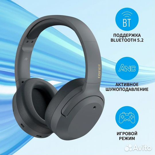 Наушники Bluetooth Edifier W820NB Plus(Оригинал)