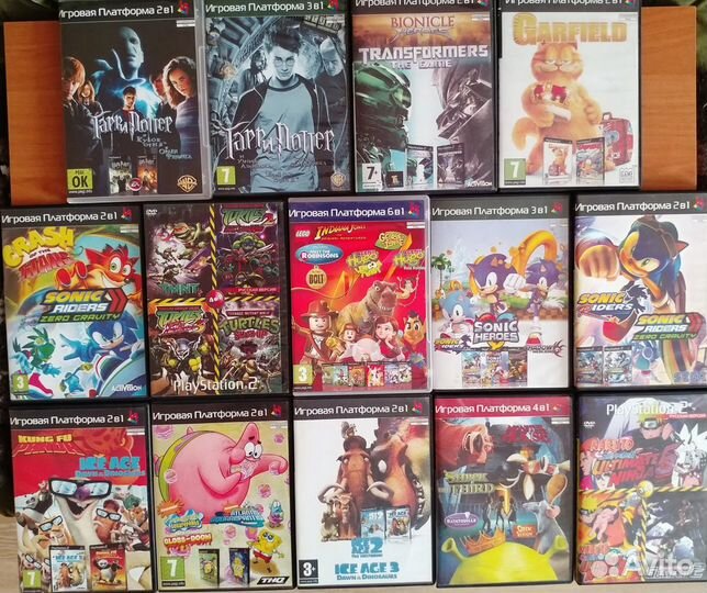 Игры Sony Playstation 2 (PS2), антологии, сборки