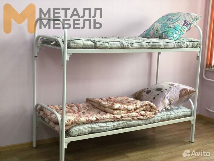 Кровати металлические для рабочих