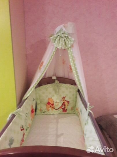 Детская Кроватка с матрасом, и вес комплект