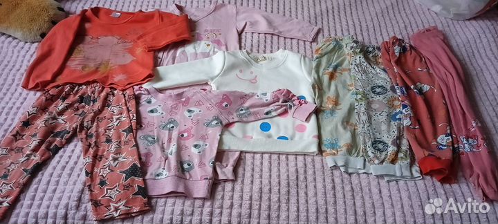 Вещи пакетом на девочку 86 92