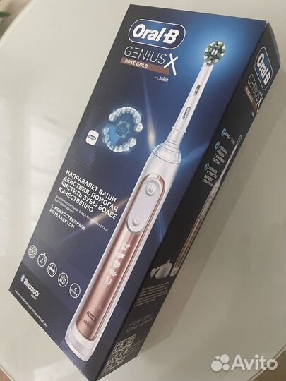 Зубная щетка Oral b Genius X Rose Gold