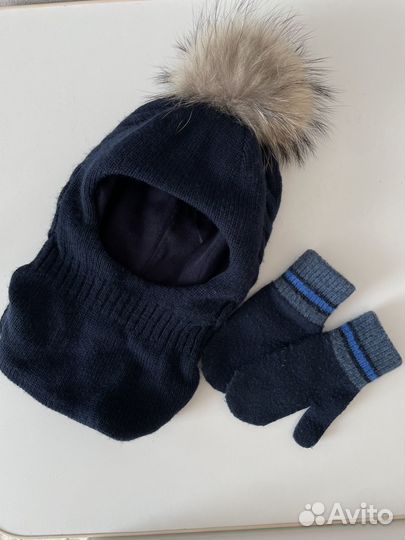 Шапка шлем ог-48 и варежки демисезонные