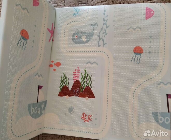 Детский коврик для ползания 180х200