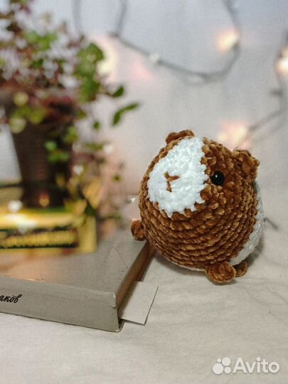 Морская свинка. Вязаные игрушки ручной работы