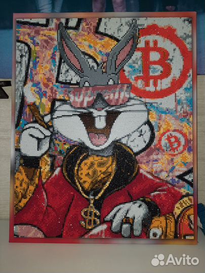 Картина из алмазной мозаики, готовая
