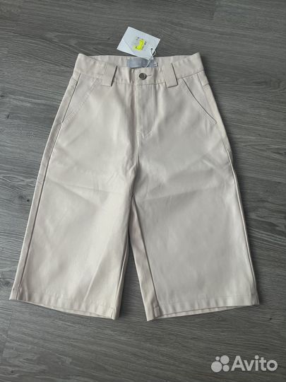 Шорты из эко кожи