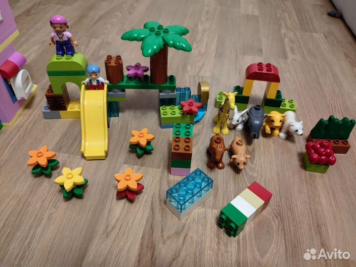 Lego duplo Джейк штаб пиратов + зоопарк звери