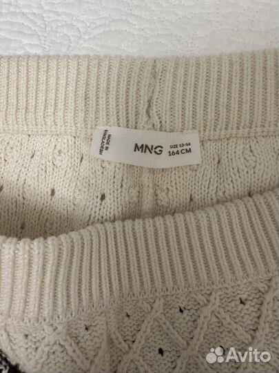 Брюки вязаные mango