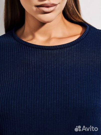 Костюм двойка, женский, 44-46, новый, синий