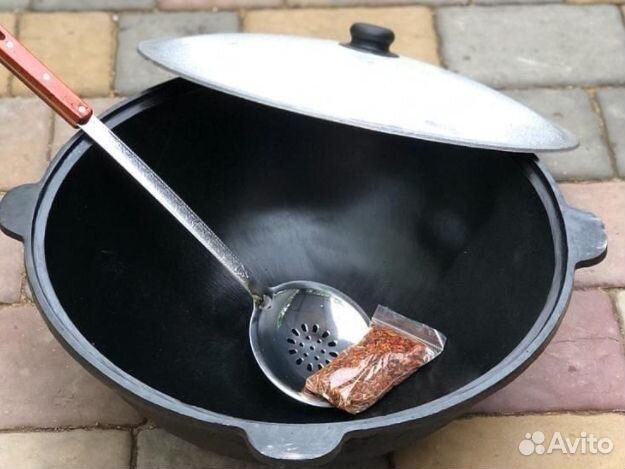 Казан чугунный узбекский