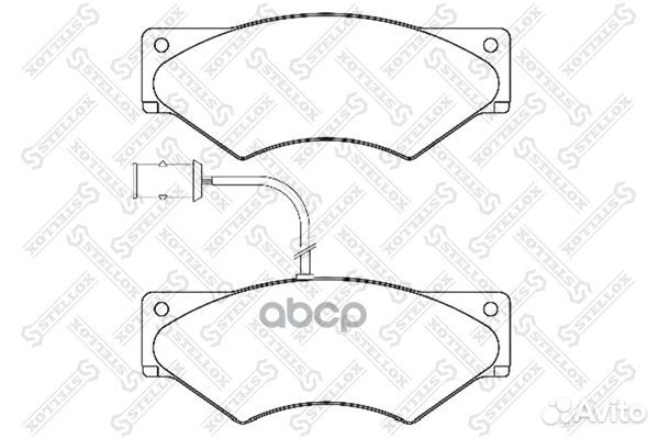 85-01439-SX колодки дисковые 29001 Omn Iveco T