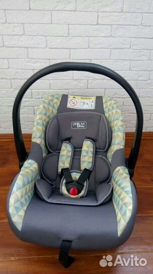 Автолюлька Urban Baby 0-13 кг с накидкой