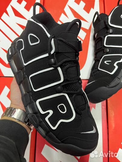 Кроссовки Air More Uptempo Black White