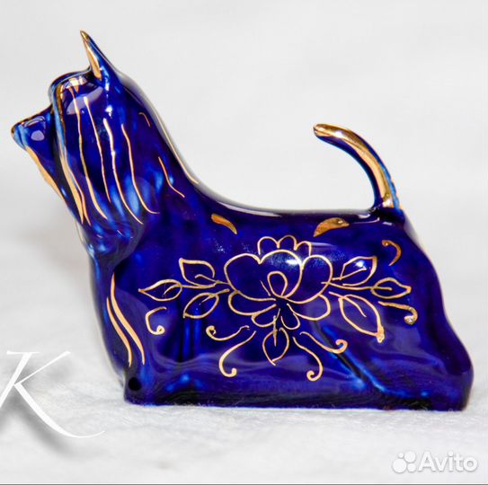 Австралийский шелковистый терьер статуэтка