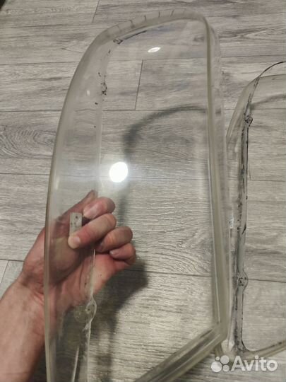 Стекло фар touareg 1