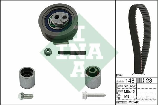Ремкомплект грм VAG+Skoda 03-больше чем mot.2.0FSI