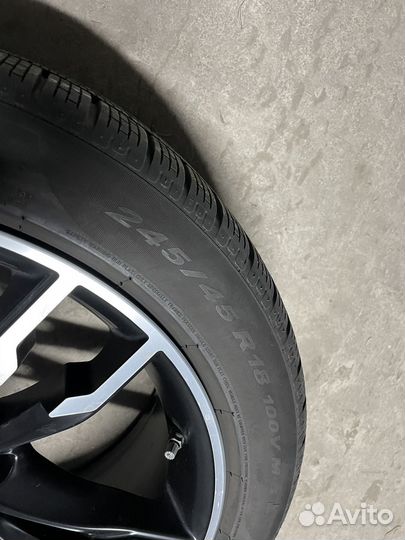 Диски бмв с зимней резиной 245/45 r18