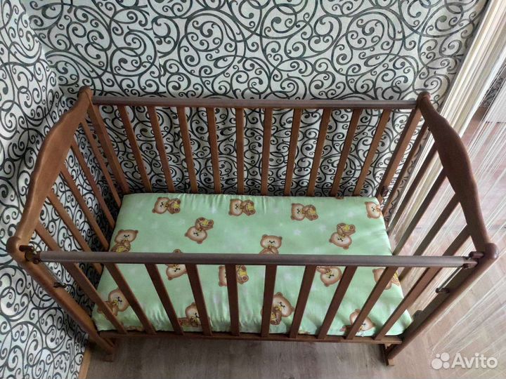 Детская кровать качалка полный комплект