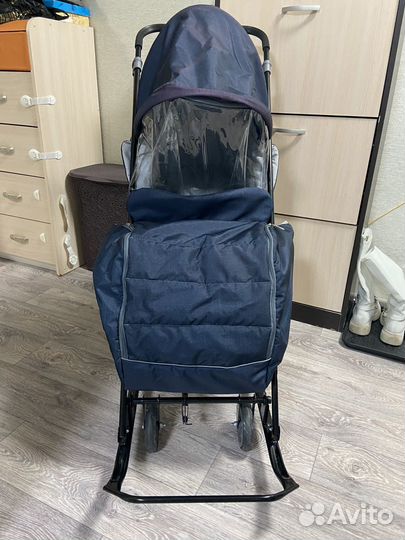 Санки коляска новая