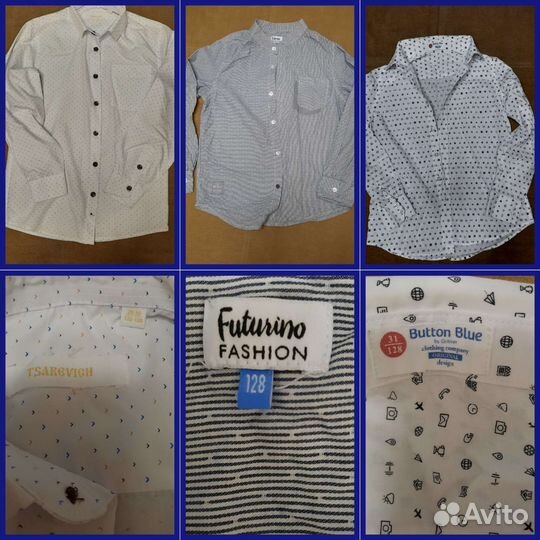 Рубашки для мальчика 128