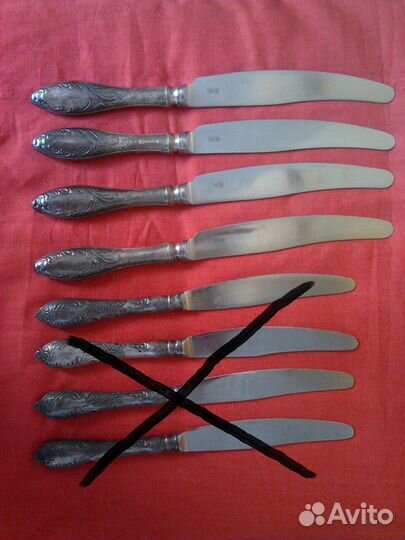 Новые ножи Пламя мельхиор СССР
