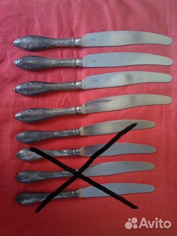 Новые ножи Пламя мельхиор СССР