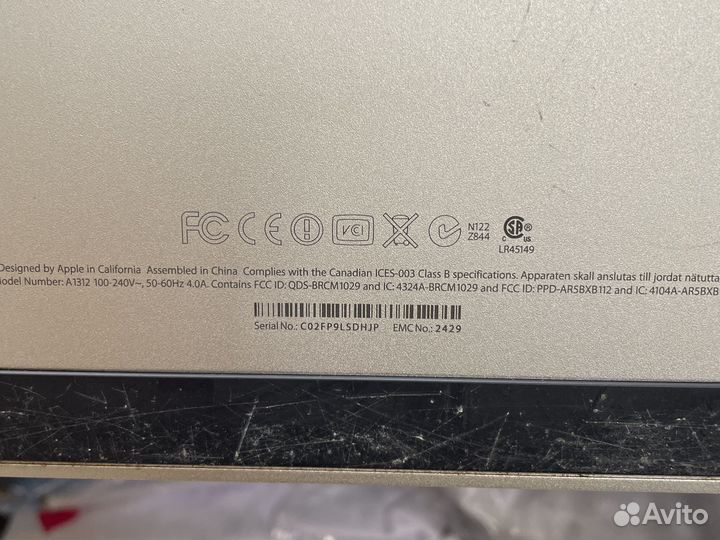 Моноблок apple iMac 27, 2011