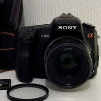 Зеркальный фотоаппарат sony a200