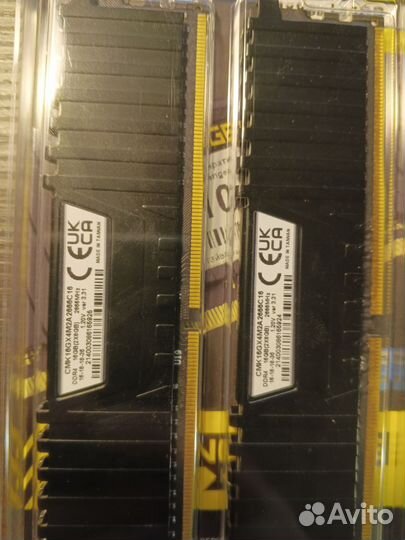 Оперативная память Corsair Vengeance LPX 16гб DDR4