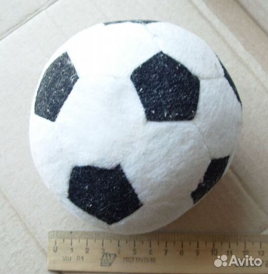Мягкая игрушка Футбольный мяч талисман диамет 11см