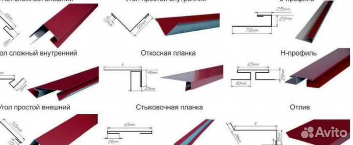 Кровельные элементы все для металлочерепицы