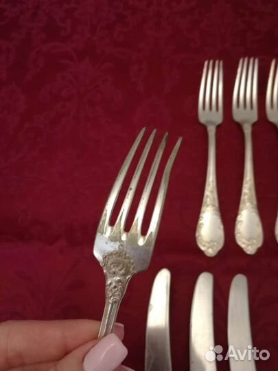 Набор столовых приборов СССР 12 предметов