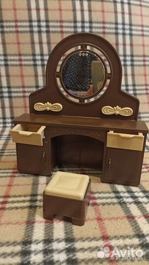 Набор кукольной мебели для спальни 