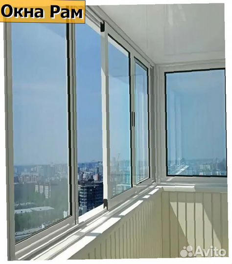 Остекление балконов и лоджий пластиковыми окнами