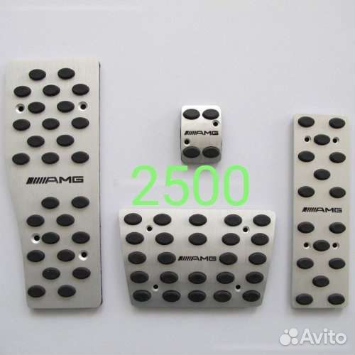 Накладки на педали amg