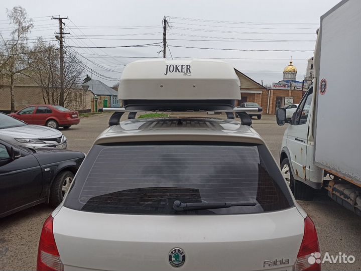 Автобокс на крышу Джокер белый 530 литров